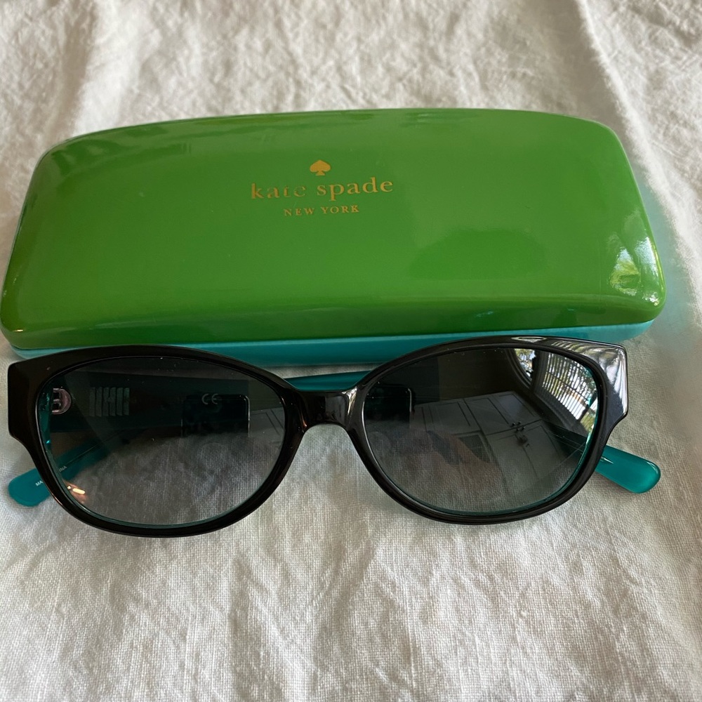 Kate Spade Black & Turquoise Sunglasses